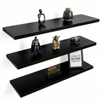 Kit de 3 Repisas Flotantes de 50cm x 15cm Decoración Moderna