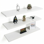 Kit de 3 Repisas Flotantes de 50cm x 15cm Decoración Moderna